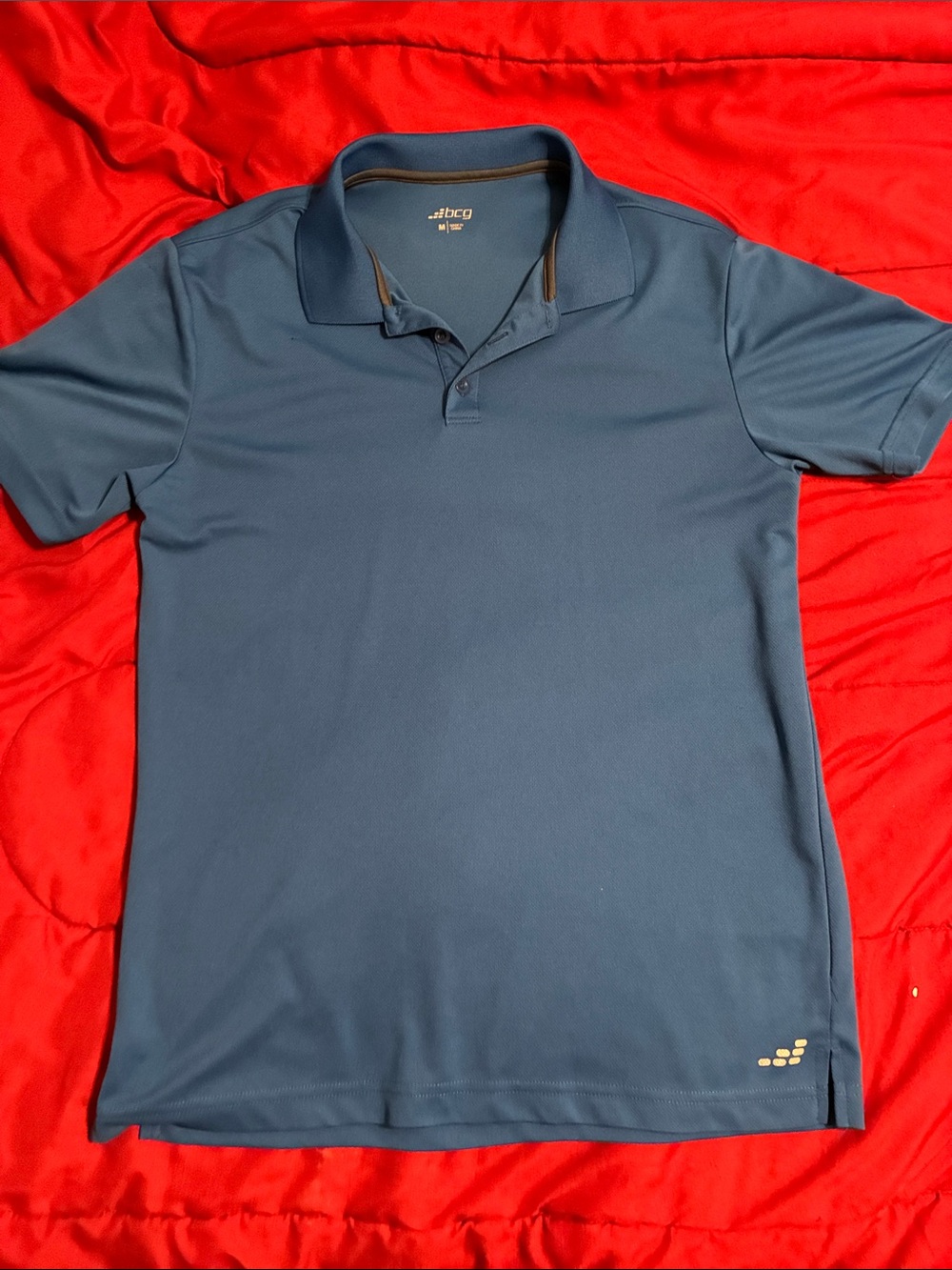 bcg Men's Royal Blue Athletic Polo